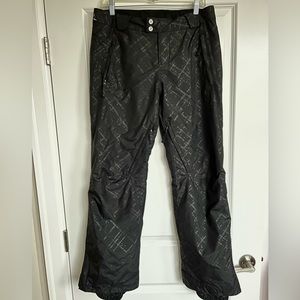 Columbia Black Patterned Women's Pants